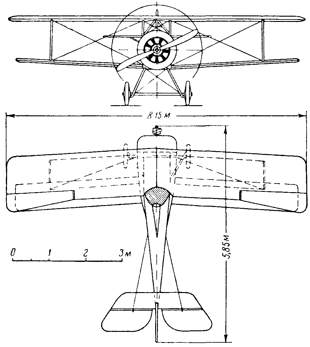 Ньюпор 17 чертежи